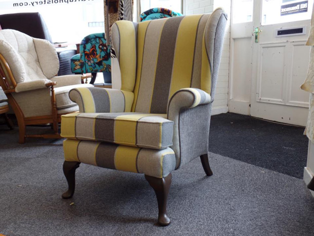 Parker Knoll Armchair after reupholstery